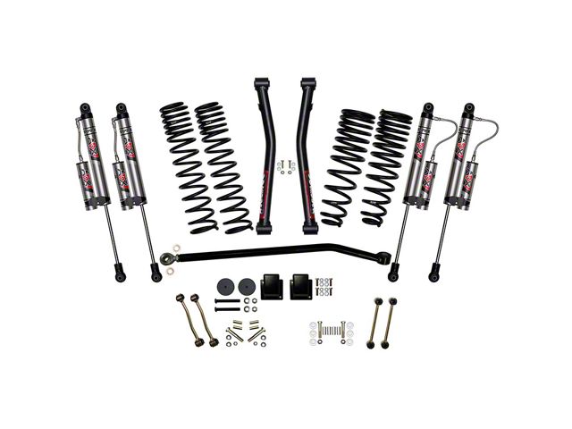 SkyJacker 3.50-Inch Suspension Lift System with ADX 2.0 Remote Reservoir Shocks (20-24 3.6L Jeep Gladiator JT, Excluding Launch Edition, Mojave & Rubicon)