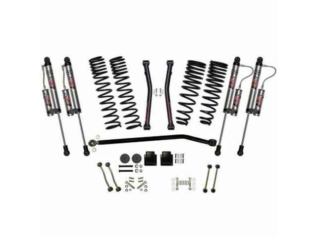 SkyJacker 3.50-Inch Suspension Lift System with ADX 2.0 Remote Reservoir Shocks (20-24 3.0L EcoDiesel Jeep Gladiator JT Launch Edition, Rubicon)