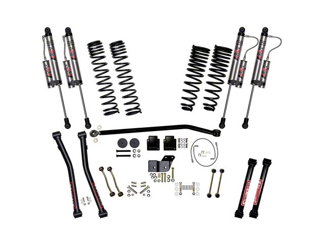 SkyJacker 4.50-Inch Suspension Lift System with ADX 2.0 Remote Reservoir Shocks (20-24 3.6L Jeep Gladiator JT, Excluding Launch Edition, Mojave & Rubicon)