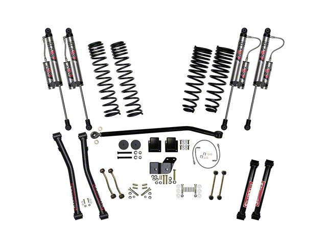 SkyJacker 4.50-Inch Suspension Lift System with ADX 2.0 Remote Reservoir Shocks (20-24 3.0L EcoDiesel Jeep Gladiator JT Launch Edition, Rubicon)