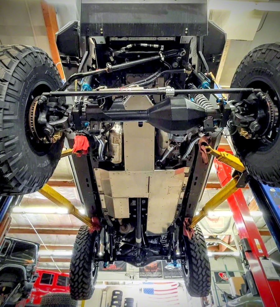 Next Venture Motorsports Jeep Gladiator Belly Skid Plates; Bare ...