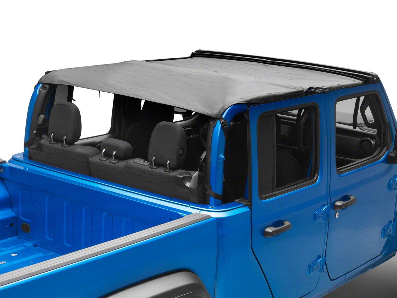 MasterTop Jeep Gladiator Bimini Top Plus; Black Diamond 14300735 (2024 Jeep Gladiator JT