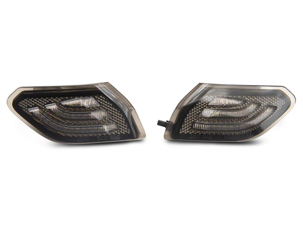 Raxiom Axial Series LED Side Marker Lights; Smoked (20-24