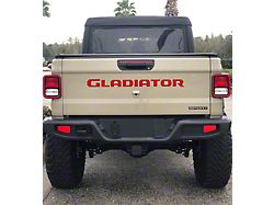 Gladiator Tailgate Letters; Gloss Red (20-23 Jeep Gladiator JT)
