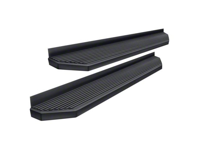 H-Style Running Boards; Black (20-24 Jeep Gladiator JT)