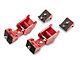 RedRock Hood Latches; Red (20-24 Jeep Gladiator JT)