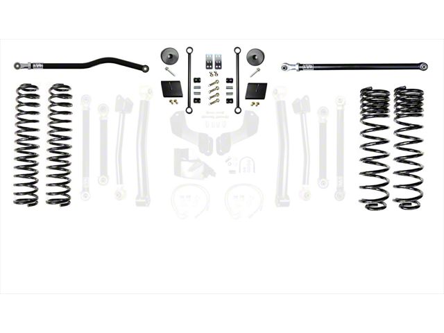EVO Manufacturing 2.50-Inch Enforcer Stage 1 Suspension Lift Kit with Front and Rear Track Bars (20-24 3.6L Jeep Gladiator JT)