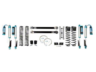 EVO Manufacturing 2.50-Inch Enforcer Stage 2 Suspension Lift Kit with King 2.5 Compression Adjuster Shocks (20-24 3.6L Jeep Gladiator JT)