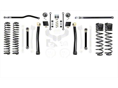 EVO Manufacturing 2.50-Inch Enforcer Stage 3 Suspension Lift Kit with Front and Rear Track Bars (20-24 3.6L Jeep Gladiator JT)