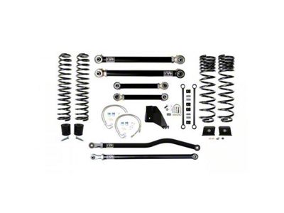 EVO Manufacturing 4.50-Inch Enforcer Stage 3 Suspension Lift Kit with Front and Rear Track Bars (20-24 3.6L Jeep Gladiator JT)