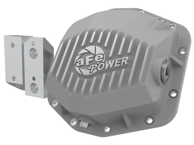 AFE Street Series Rear Differential Cover with Machined Fins; Raw; Dana M220 (20-24 Jeep Gladiator JT, Excluding Launch Edition, Mojave, Rubicon)