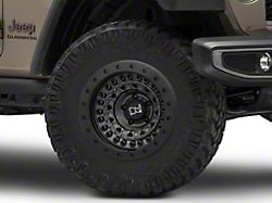 Black Rhino Barricade Gun Black with Black Rock Guard Wheel; 17x8.5; -18mm Offset (20-26 Jeep Gladiator JT)