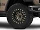 Black Rhino Shredder Matte Black with Machined Dark Tint Wheel; 17x9 (20-24 Jeep Gladiator JT)