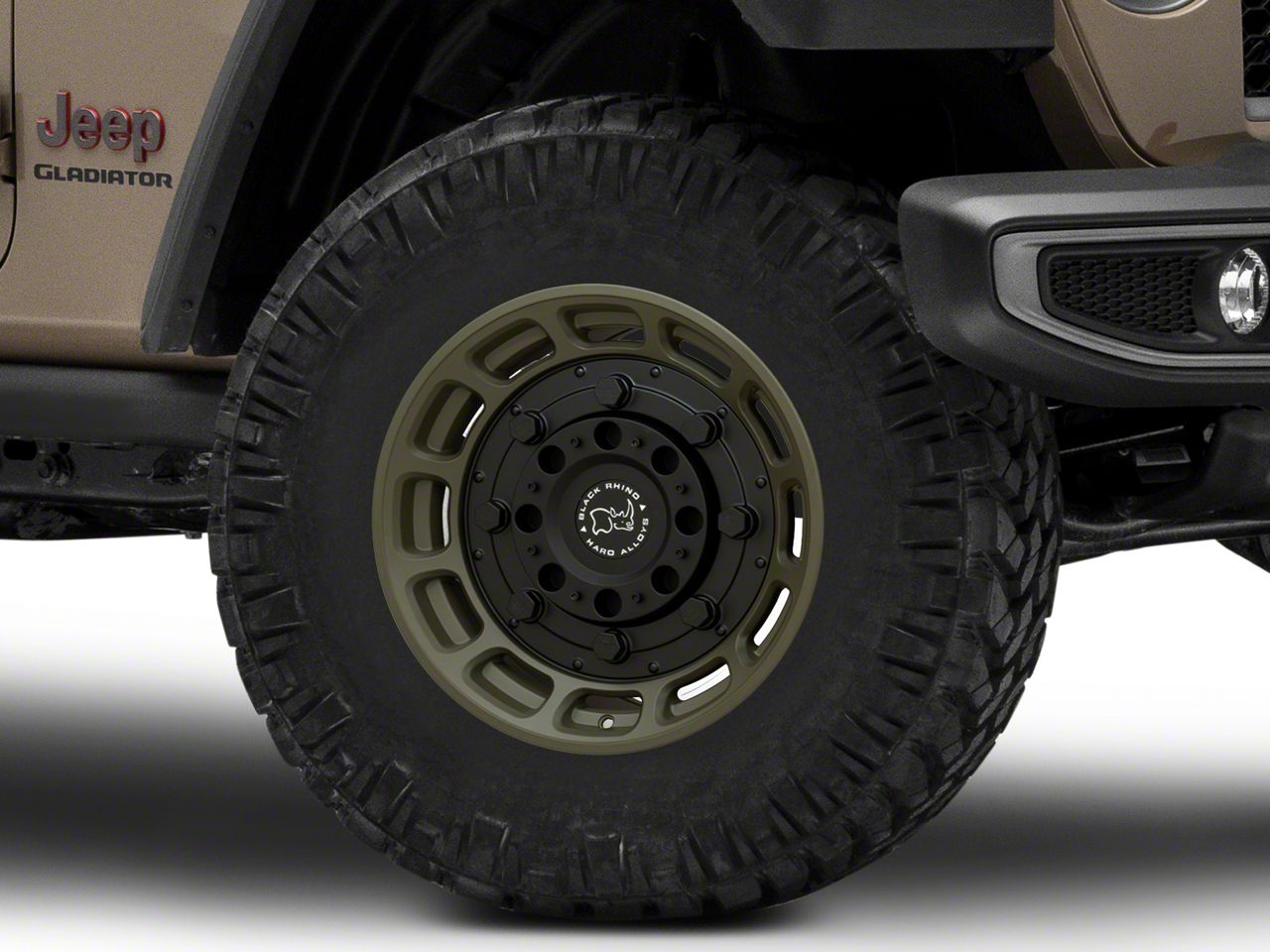 17x8.5 Black Rhino Warthog Matte Black main image 0