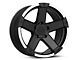 Rovos Wheels Danakil Charcoal with Machined Lip Wheel; 17x9 (20-24 Jeep Gladiator JT)