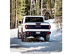Tailgate Wrap Graphic; Black on Black Topo (20-23 Jeep Gladiator JT)
