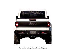Tailgate Wrap Graphic; Matte Black with Golden Yellow Outline (20-23 Jeep Gladiator JT)