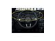 Mopar Driver Side Dashboard Panel Trim; Black Leather with Caramel Stitching (20-24 Jeep Gladiator JT)