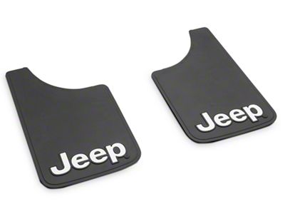 Mud Guards with Jeep Logo; Front or Rear (20-24 Jeep Gladiator JT)