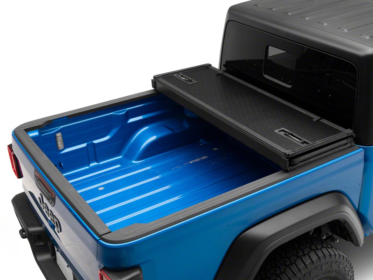 Jeep Gladiator Hard TriFold Tonneau Cover; Black (2024 Jeep Gladiator