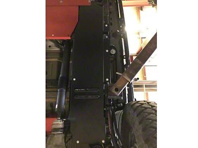 M.O.R.E. Gas Tank Skid Plate; Black (20-24 3.6L Jeep Gladiator JT)