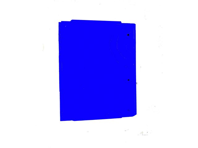 M.O.R.E. Transfer Case Skid Plate; Blue (20-24 3.0L EcoDiesel Jeep Gladiator JT)