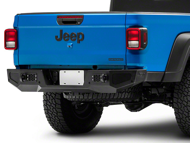 Officially Licensed Jeep HD Rear Bumper with Jeep Logo (20-23 Jeep Gladiator JT)