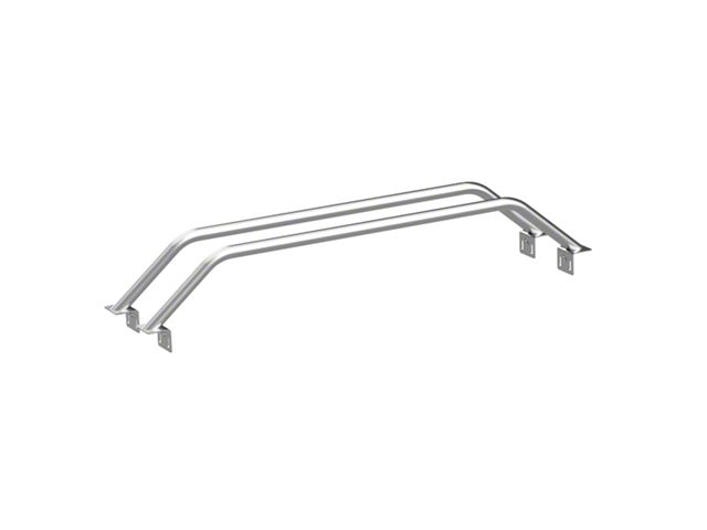 Heavy Metal Off-Road 9-Inch Double Bed Bars; Bare Steel (20-24 Jeep Gladiator JT)