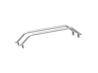 Heavy Metal Off-Road 9-Inch Double Bed Bars; Bare Steel (20-24 Jeep Gladiator JT)