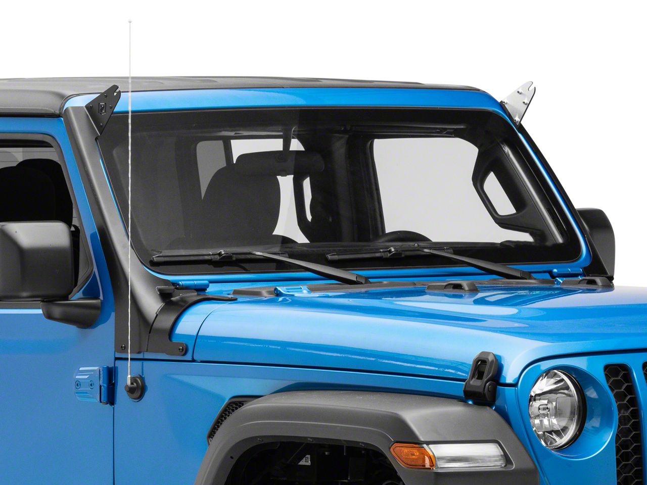 ZRoadz 50 to 52-Inch LED Light Bar and Two 3-Inch LED Light Cube Roof Level Mounting Brackets (20-23 Jeep Gladiator JT, Excluding Mojave)