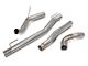 RedRock Single Exhaust System with Polished Tip; Side Exit (20-24 3.6L Jeep Gladiator JT)