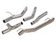 RedRock Dual Exhaust System with Polished Tips; Side Exit (20-24 3.6L Jeep Gladiator JT)