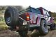 Expedition One Trail Series Rear Bumper with Single Swing Out Tire Carrier; Textured Black (20-23 Jeep Gladiator JT)