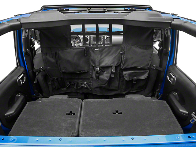 Officially Licensed Jeep Cargo Net/Pet Divider with Jeep Logo (20-23 Jeep Gladiator JT)