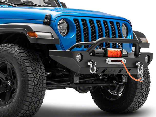 Officially Licensed Jeep Adventure HD Front Bumper with Jeep Logo (20-23 Jeep Gladiator JT)
