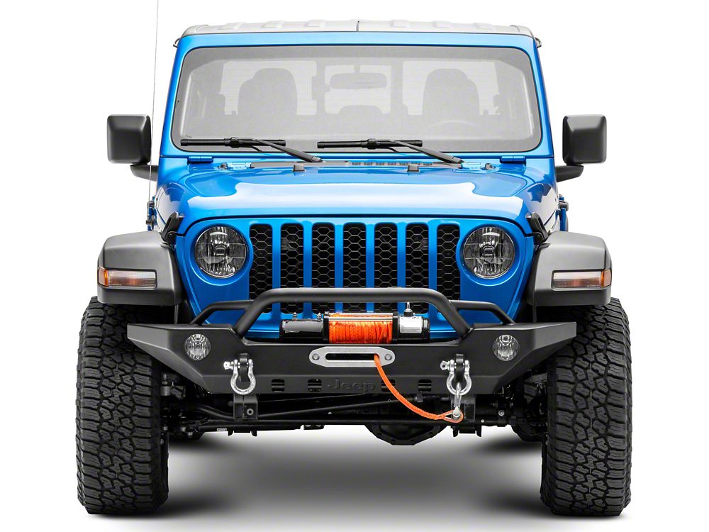 RedRock Front Rollbar Paracord Grab Handles with D-Rings; Black (20-24 Jeep  Gladiator JT)