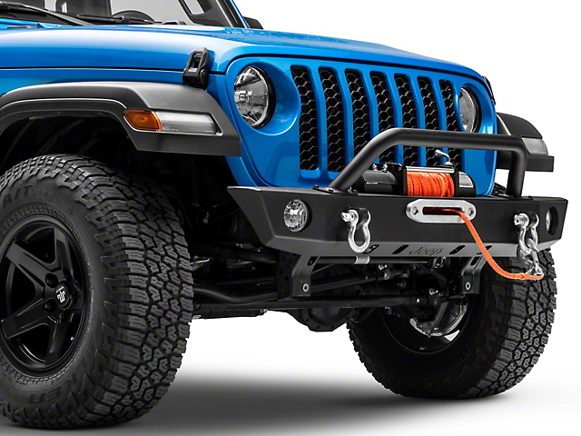 Officially Licensed Jeep Trekker Front Bumper with Jeep Logo (20-23 Jeep Gladiator JT)