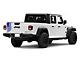 SEC10 Vertical Tailgate Distressed Flag Decal; Blue (20-24 Jeep Gladiator JT)