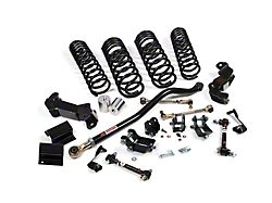 JKS Manufacturing 3 to 3.50-Inch J-Kontrol Standard Coil Suspension Lift Kit with Shock Extension Brackets (20-23 3.6L Jeep Gladiator JT, Excluding Mojave)