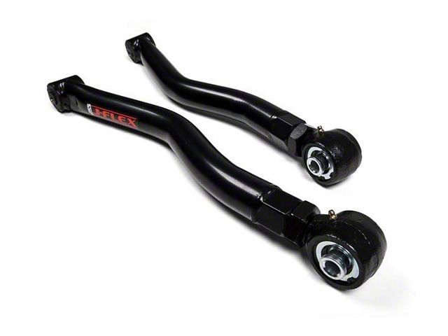 JKS Manufacturing J-Flex Adjustable Front Lower Control Arms for 0 to 4.50-Inch Lift (20-24 Jeep Gladiator JT)