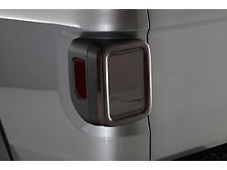 Tail Light Covers; Carbon Fiber Look (20-22 Jeep Gladiator JT)