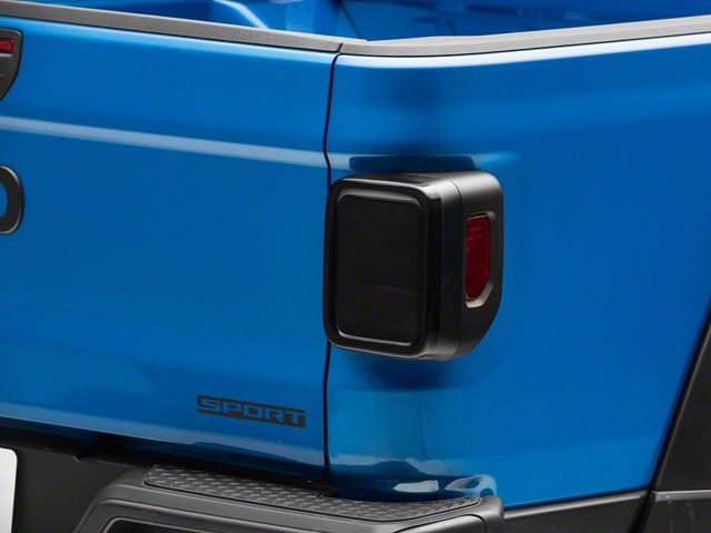 Tail Light Covers; Smoked (20-24 Jeep Gladiator JT)