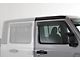 Ventguard Window Deflectors; Front; Carbon Fiber Look (20-24 Jeep Gladiator JT)