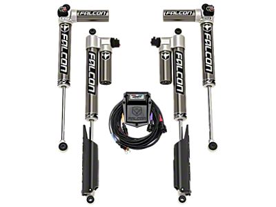 Falcon Shocks SP2 3.5 aDAPT Piggyback Front and Rear Shocks for 3.50 to 4.50-Inch Long Travel Lift (20-24 3.6L Jeep Gladiator JT)