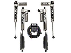 Falcon Shocks SP2 3.5 e-Adjust Piggyback Front and Rear Shocks for 3.50 to 4.50-Inch Long Travel Lift (20-23 3.6L Jeep Gladiator JT)