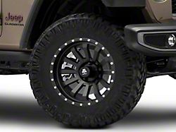Mammoth 12 Hole Beadlock Satin Black Wheel; 18x9 (20-23 Jeep Gladiator JT)