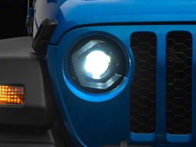 MP Concepts Thanos LED Headlights; Black Housing; Clear Lens (20-23 Jeep Gladiator JT)