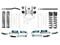EVO Manufacturing 2.50-Inch Enforcer Stage 1 Suspension Lift Kit with King 2.5 Blue Shocks and Front and Rear Track Bar (20-23 3.6L Jeep Gladiator JT)