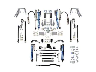 EVO Manufacturing 2.50-Inch Front Double Throw Down Long Arm Suspension Kit with King 2.5 Coil-Overs with Adjusters (20-23 3.6L Jeep Gladiator JT)