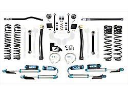EVO Manufacturing 4.50-Inch Enforcer Stage 3 Suspension Lift Kit with King 2.5 Blue Shocks and Front and Rear Track Bar (20-23 3.6L Jeep Gladiator JT)
